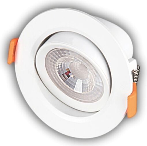 1 Adet Cata Ct 5204 Akik Beyaz Kasa 7W Sıva Altı LED Spot Gün Işığı 3200K