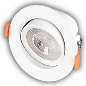 1 Adet Cata Ct 5204 Akik Beyaz Kasa 7W Sıva Altı LED Spot Gün Işığı 3200K