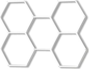 1 Adet Noas YL76 1360 Anzer Petek LED Linear Armatür 6400K Beyaz Işık