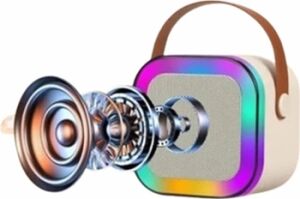Bluetooth, USB ve Aux Girişli Çok Fonksiyonlu Karaoke Hoparlör