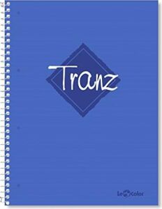 2012095/2 Tranz Pp Kapak, 1.hamur Kağıt Spiralli Defter, Mavi