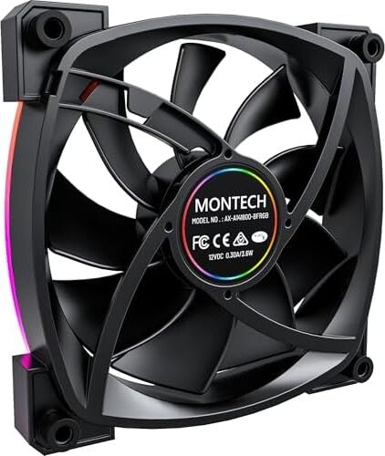 AX140 Pwm Siyah 140MM Argb Kasa Fanı
