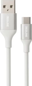 USB A/type-C Hizli Sarj ve Data Kablosu, 1 Metre Uzunluk