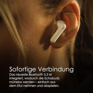 Echobuds Anc, Aktif Gürültü Önleyici Kulaklıklar, Gerçek Kablosuz Bluetooth Kulaklıklar, Enc Mikrofonlu Tws Kulak Içi Tomurcuklar, Şarj Kılıfı, Ipx4 Sweatproof Kulaklık, 26+ Saat Çalma