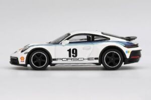 Truescale Miniatures Mini-Gt MGT01009-L - Porsch. 911 (992) Dakar Rallisi Tasarım Paketi 74 2024 - Ölçek 1/64 - Model Araba