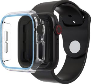 Watch Se 6 5 4 44MM Kasa Kılıf Neon Sert Şeffaf Tam Kaplayan Watch Kılıf Koruyucu Kılıf Parlak Renkli Apple Watch Se 6 5 4 44MM ile Uyumludur