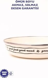 Mood Emaye Bowl Tabağı - Bowl Kase - Salata Kasesi - Sunum Kasesi