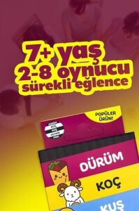 Çabuk Reflex Kutu Oyunu Dürüm Koç Kuş Peynir Pide Kart Oyunu Oyun Parti Eğlence Aile Arkadaş Oyunu