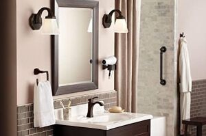 Moen YB5103ORB Voss Çift Bornoz Kancası, Yağlı Bronz
