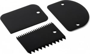 3’lü Hamur Kazıyıcı ve Şekillendirici Set – Pasta Spatulası Seti – Kek Kreması Düzleştirici, Hamur Kesici, Fondan Şekillendirici, Dişli Kenar Dekor Aparatı