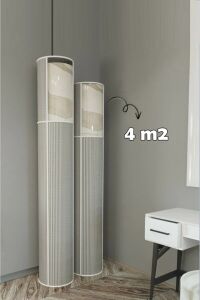 Hava Geçiren Pvc Pencereli , Kapasiteli, Toz ve Nem Koruyucu Halı Kılıfı Hurcu – 4 M²