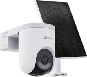 Ezviz Hb8 Lite 2k⁺ Bataryalı 360° Dönebilen Kamera + 5W Güneş Paneli Kiti