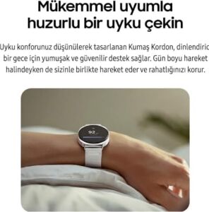 Galaxy Watch 8 (40MM/44MM) / Watch 8 Classic (46MM) ile Uyumlu Nylon Loop Velcro Kumaş Kordon – Dinamik Lug Sistemi, Ayarlanabilir Cırt Cırtlı, Ultra Hafif Sport Loop Kayış