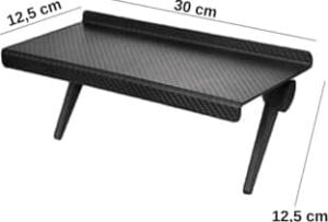 30X12 cm Katlanabilir Katlanabilir Televizyon Tv Standı Ayarlanabilir Ekran Üstü Raf Portatif Eşya