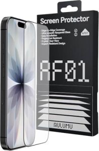 Aulumu AF01 Apple iPhone 17 Pro Max Ile Uyumu Temperli Sert Takma Aparatlı Magicbox Ekran Koruyucu