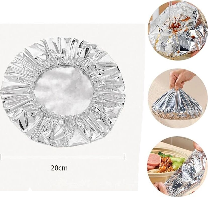 10'lu Bone Kapak - Folyo - Isı Yalıtımlı - Tabak ve Mini Tencere Uyumlu