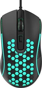 Aula S11 3600DPI Rgb Optik Oyuncu Mouse, Siyah