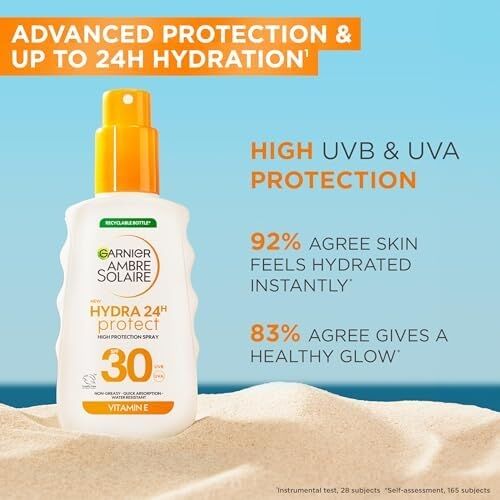 Ambre Solaire 24 Saat Nem Çok Yüksek Koruma Spreyi SPF30 150ML