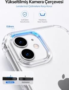 iPhone 11 ile Uyumlu Magsafe Manyetikli Şarj Kılıfı, Kauçuk, Çizilmeye Dayanıklı, Modern Tasarım