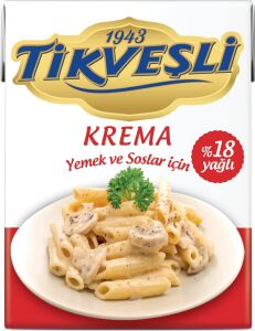 Tikveşli%18 Yağlı Krema 200 ml