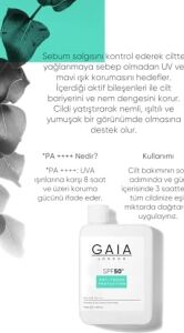 Yağlı Ciltler Için Mat Bitişli 50SPF Uva