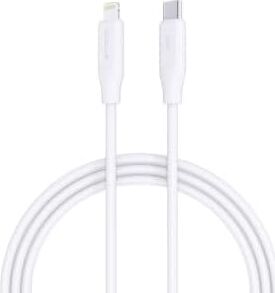 PD20LK 3.0A 20W 1mt Type-C - Lightning Şarj & Data Kablosu - Beyaz
