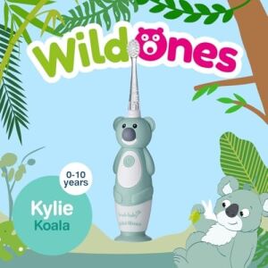 Baby Sonic Brush-Baby Wildones Koala Desenli Çocuk Şarjlı Elektrikli Diş Fırçası, Zamanlayıcılı