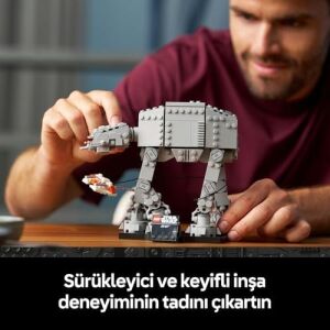 : Imparatorun Dönüşü At-At 75440 - Yetişkinler Için Orijinal Detaylar, Asi Ittifakı Kar Motoru ve Isim Levhalı Stant Içeren Koleksiyonluk Model Yapım Seti, Hediye Fikri (525 Parça)