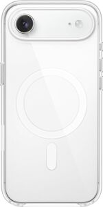 iPhone 17 Air ile Uyumlu Ic Çipli Animasyonlu M-Safe Sararmaz Pc Premium Slim Şeffaf Kılıf