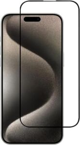 iPhone 15 Pro Max ile Uyumlu Ekran Koruyucu 9d Tam Kaplayan Kavisli