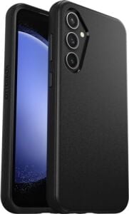 Simetri  Galaxy S23 Fe Için Kılıf, Darbeye Dayanıklı, Düşmeye Dayanıklı, Ince Koruyucu Kılıf, Askeri Standartlara Göre 3 Kat Daha Fazla Düşme, Siyah