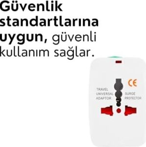 Universal Çoklu Priz Çevirici Seyahat Adaptörü Fiş/seyahat Adaptörü/power Charger Plug All In One World Travel Adaptörü Eu Us Uk Au China