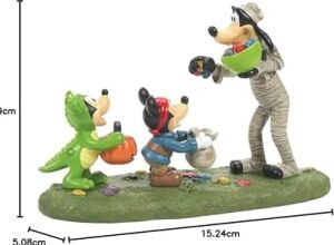 Department 56  Cadılar Bayramı Köyü Aksesuarları Goofy Heykelciğinden Ödüller, 8 Cm, Çok Renkli