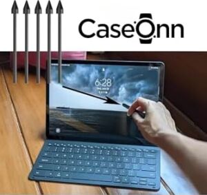 Caseonn Kalem Ucu 5 Adet Beyaz Beyaz Galaxy Tab S9 Fe ile Uyumlu