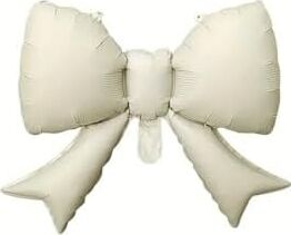 Kurdele Fiyonk Folyo Balon Krem, 5575643563