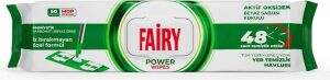 Power Wipes Mop Uyumlu Yer Temizlik Havlusu 50 Yaprak | Beyaz Sabun | Beyaz Sirke & Karbonat | 48 Saat Temizlik Etkili | Iz Bırakmayan Formül