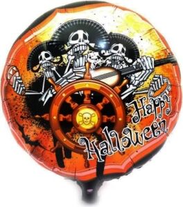 Kuru Kafalı Korsan Halloween Folyo Balon