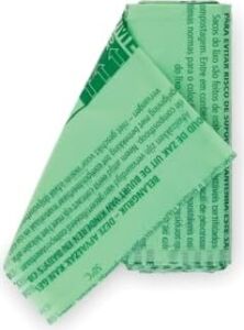 Brabantia 419683 Perfectfit 6l (S) - Rulo Başına 10 Adet Çöp Torbası, Mısır Nişastası, Beyaz, 16 x 16 x 11 cm