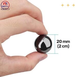 Bilye Şeklinde Manyetik Stres Topu Ø20 mm – 10 Adet Küre Mıknatıs, Stres Giderici ve Hobi Mıknatısı – Ofis, Ev ve Eğitim Kullanımı Için Eğlenceli Manyetik Oyuncak