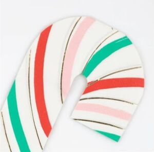 - Stripy Candy Cane Napkins - Çizgili Şeker Kamışı Peçeteler (16'lı)
