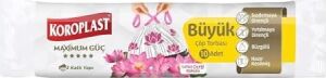 Lotus Çiceği Kokulu Büzgülü Çöp Poşeti, Büyük