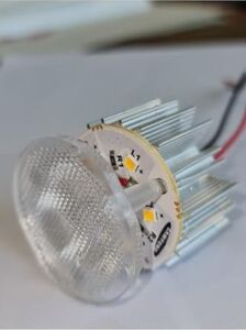 10'lu Paket Dekoratif Yuvarlak Tente Içi(Kasasız) LED Armatür 12V - Beyaz Işık (6500K)