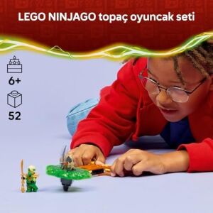 Lloyd, Toprak Canavarı Topacına Karşı 71850-6 Yaş ve Üzeri Çocuklar Için Kılıç Aksesuarlı Lloyd ve Kötü Toprak Canavarı Minifigürleri Içeren Oyuncak Yapım Seti, Hediye Fikri (52 Parça)