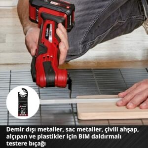 Orijinal  6 Parça Multitool Seti (Dalma, Hcs Yarım Daire, Crv Dalma, Karbür Uçlu Yarım Daire Testere Bıçağı, Karbür Delta Rasp, Esnek Spatula – Open Back Bağlantılı) - 49708106