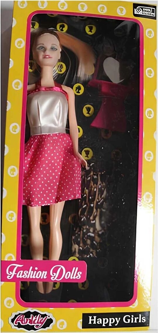 Anlily Aynalı Yedek Elbiseli Bebek 2284