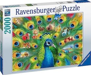2000 Parça Tavus Kuşu Puzzle