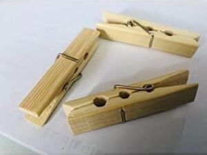 Bambu - Ahşap Mandal - Çamaşır Mandalı