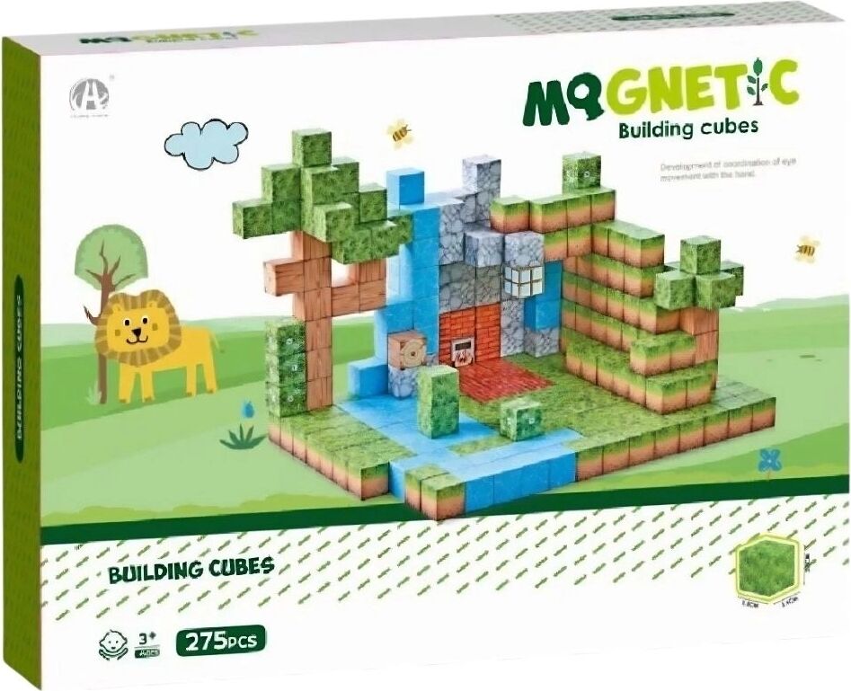 Magnetic Tiles Cubes 275 Parça