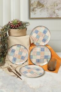 Etnik Hitit Pasta Tabağı 20 cm 4 Adet 22552