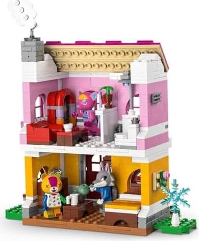 Animal Crossing Yaratıcı Evler: Eğlenceli Mevsimler 77057 – 7+ Yaş Kız ve Erkek Çocuklar Için Minifigür Içeren Hayal Gücü Geliştiren Mevsim Temalı Oyuncak Ev Yapım Seti, Yaratıcı Hediye (814 P)